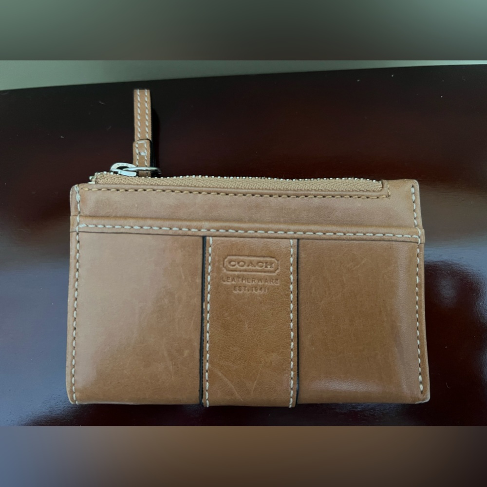Coach Leather Mini Wallet